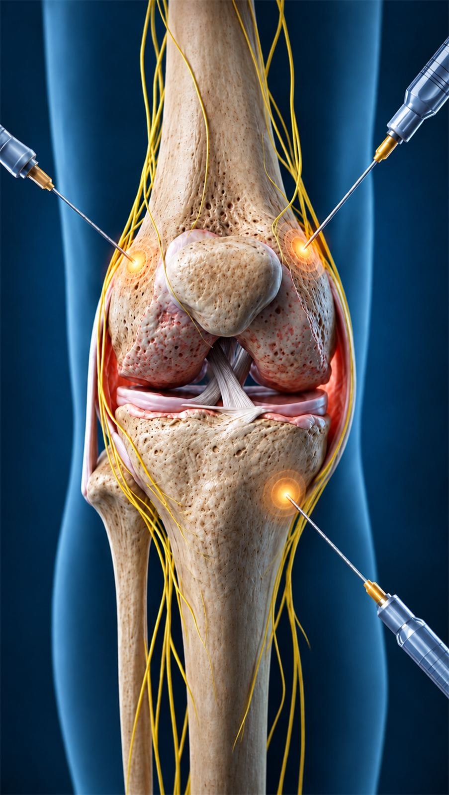 Genicular nerve block